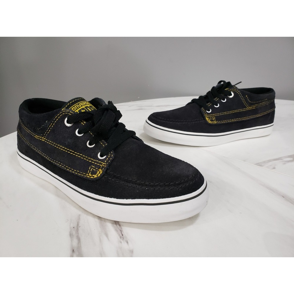Converse Cons Sea Star LS Mid Mens Size 8 / Womens size 9.5 Suede black‎ shoes - Picture 2 of 10